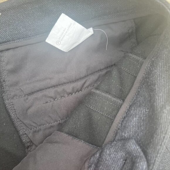 Vince Elastic Waist pull on Pants Navy Charcoal Stretch Size 10 - Picture 9 of 10